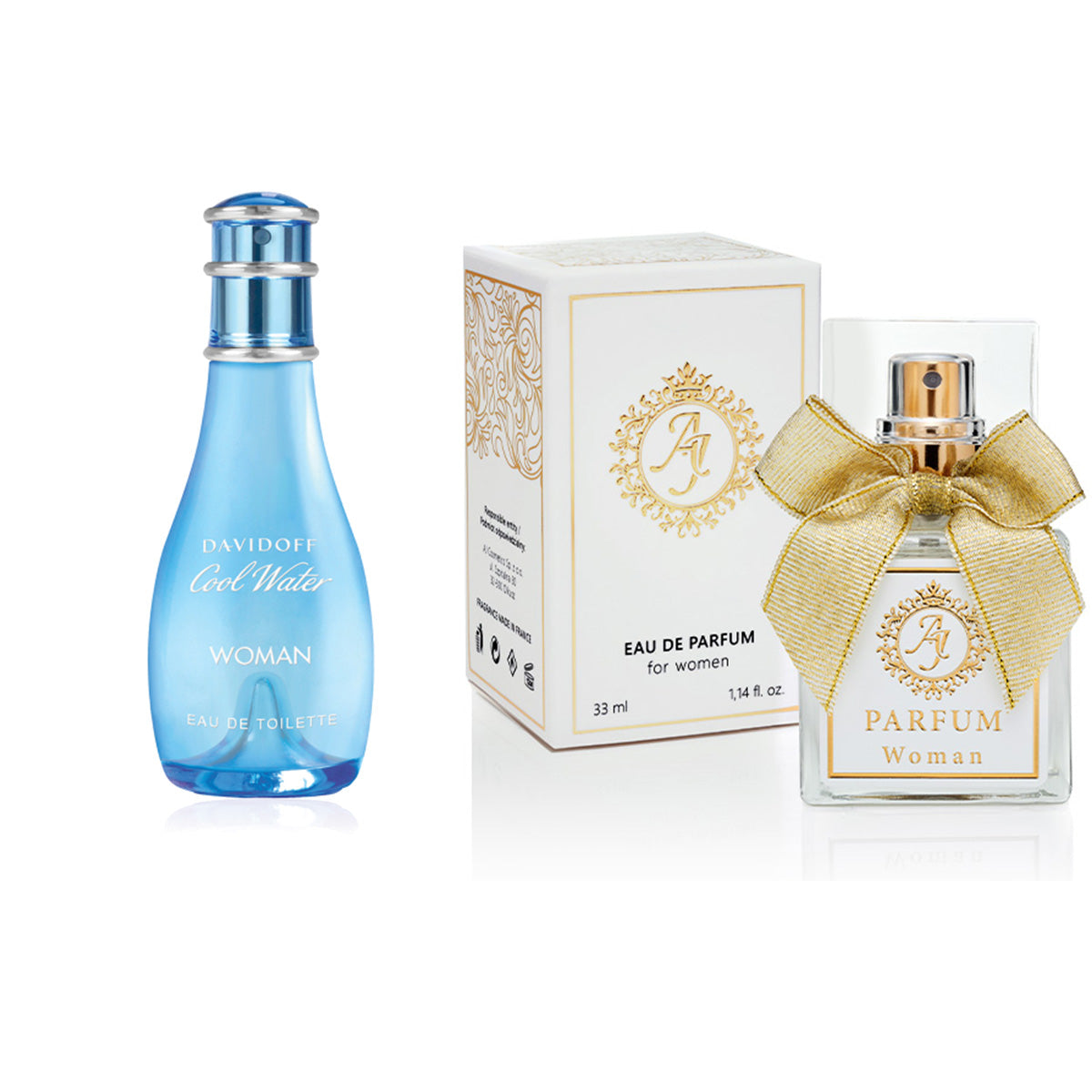 AJ Deluxe Nr152 kvepalai įkvėpti Davidoff - Cool Water Woman 33 ml EDP