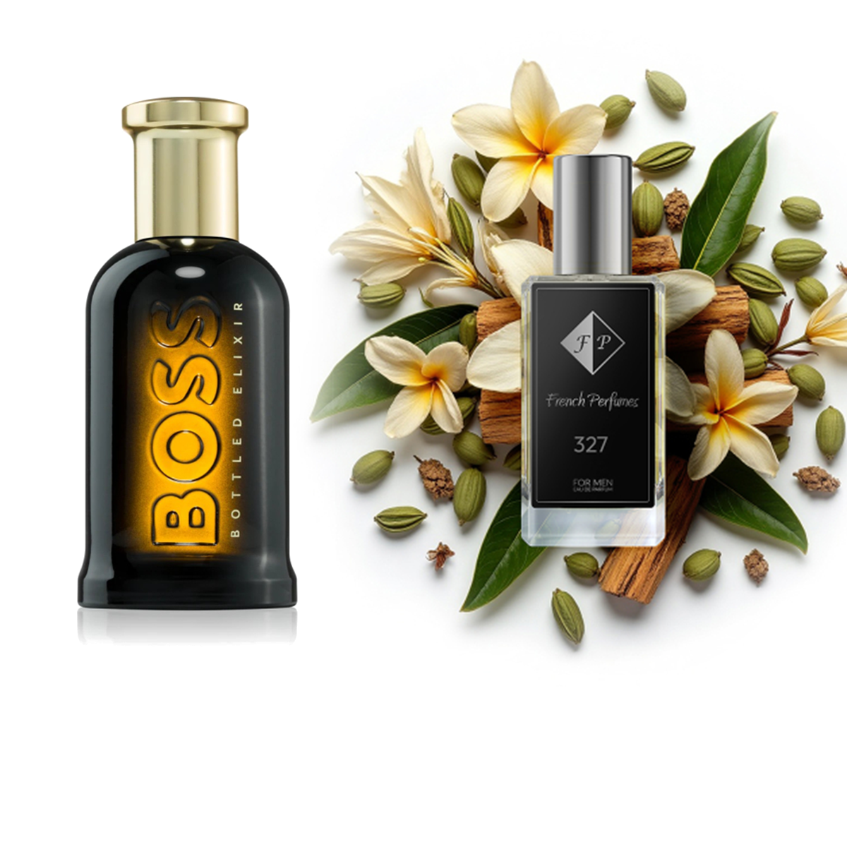 Nr327 kvepalai įkvėpti Hugo Boss - Boss Bottled Elixir Parfum 33 ml