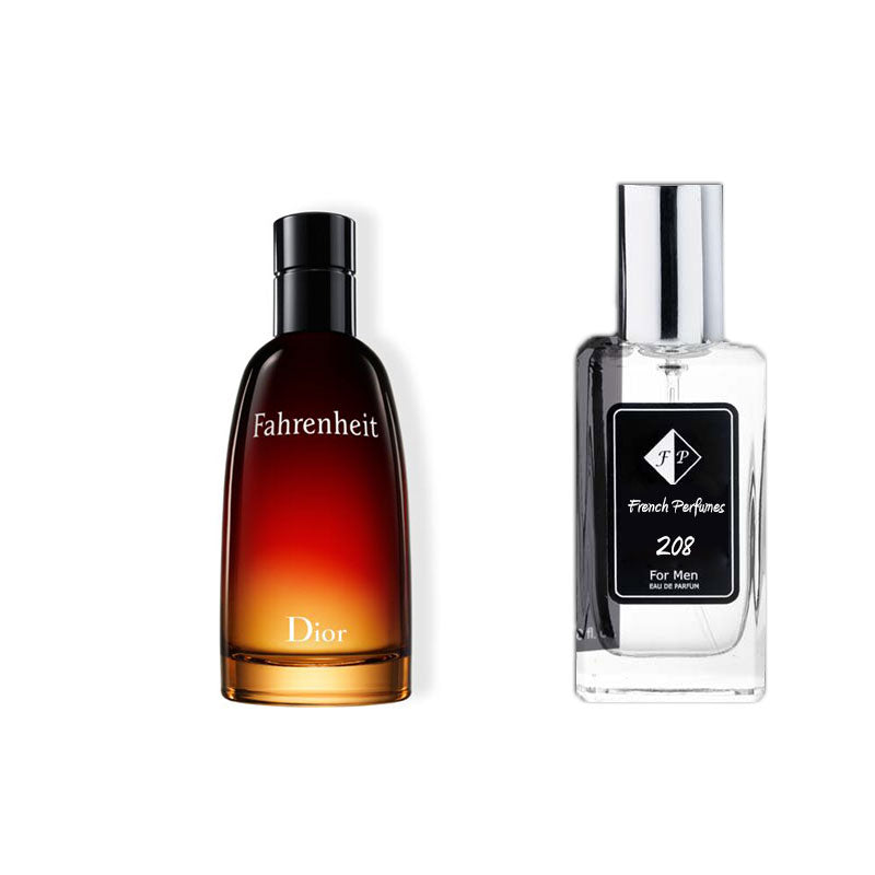 Nr208 kvepalai įkvėpti Dior - Fahrenheit 104 ml EDP